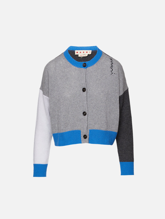 Multicolor Cardigan,MARNI,INOX,Image 1