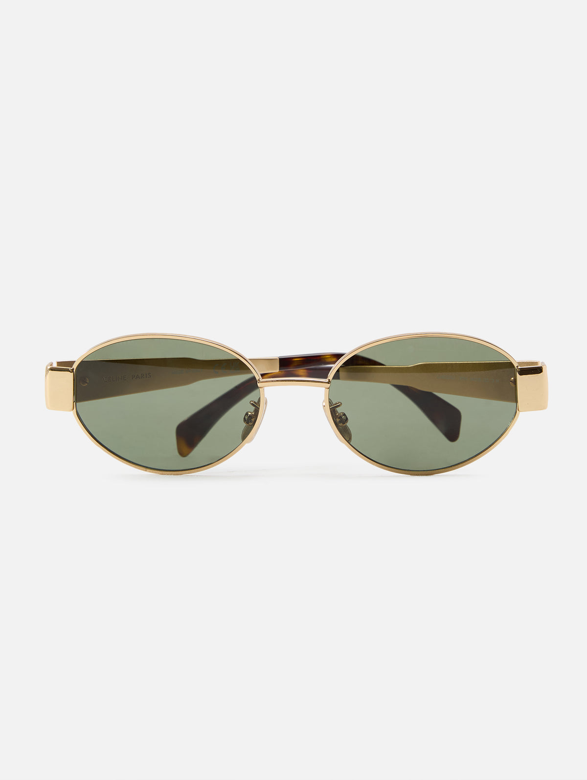 Triomphe Metal Sunglasses,CELINE EYEWEAR,GOLD,Image 5