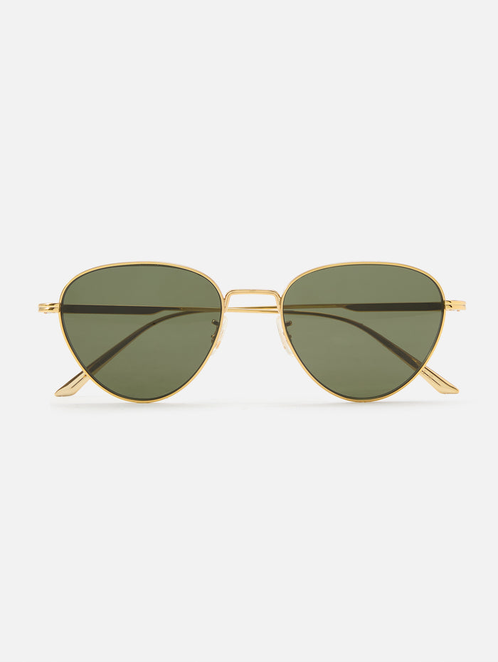 KHAITE x Oliver Peoples 1991C,OLIVER PEOPLES,GOLD VIBRANT GREEN,Image 1