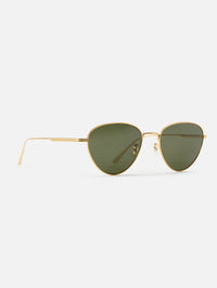 KHAITE x Oliver Peoples 1991C,OLIVER PEOPLES,GOLD VIBRANT GREEN,Image 4
