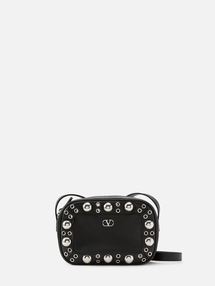 Studded Crossbody Bag,VALENTINO GARAVANI,NERO,Image 1