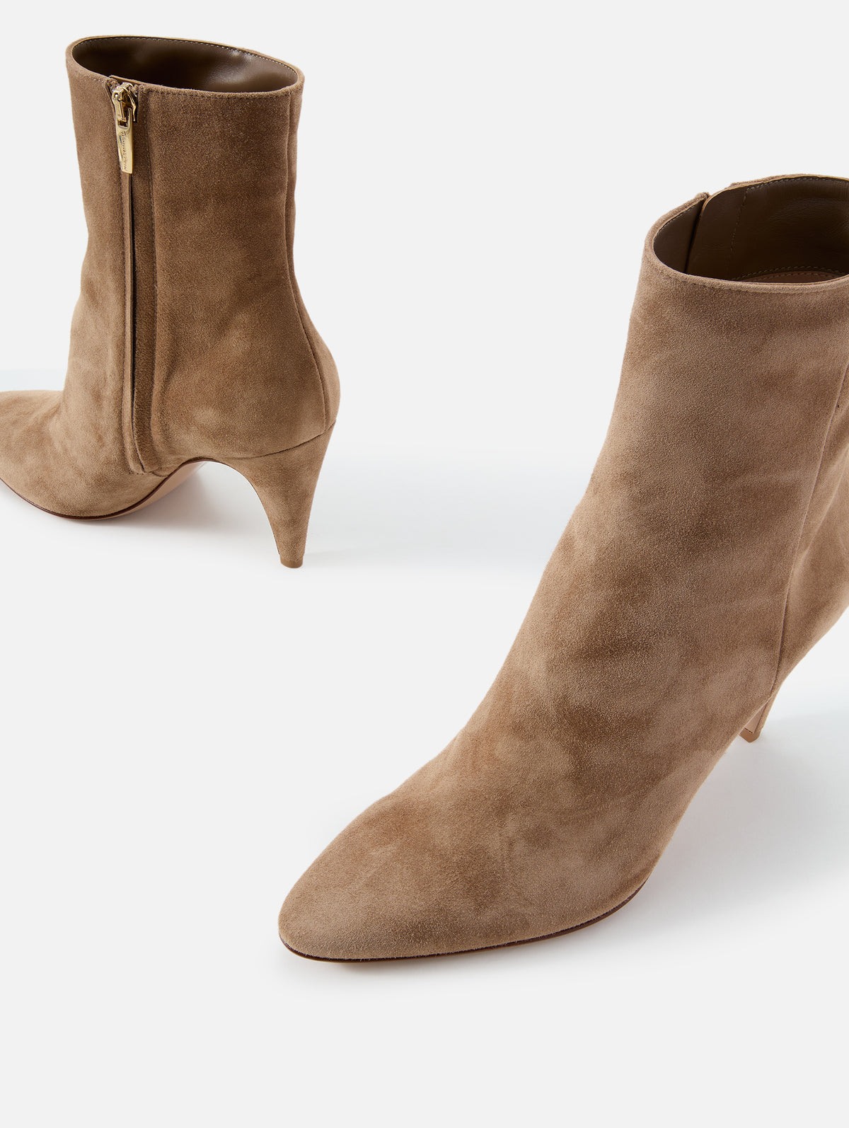Amelia Bootie,GIANVITO ROSSI,CAMEL,Image 2
