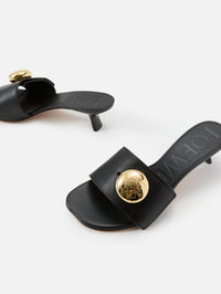 Pebble Slide 45mm,LOEWE,BLACK,Image 2