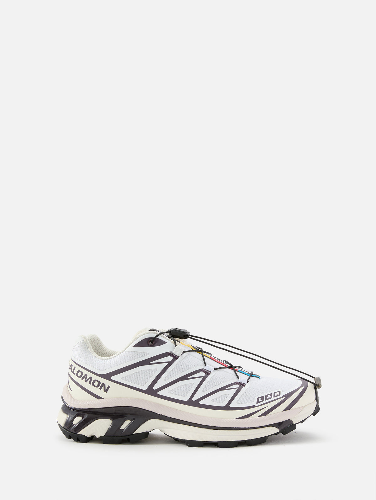 XT 6 Sneaker,SALOMON,WHITE/VANILLA ICE/PLUM PERFECT,Image 1