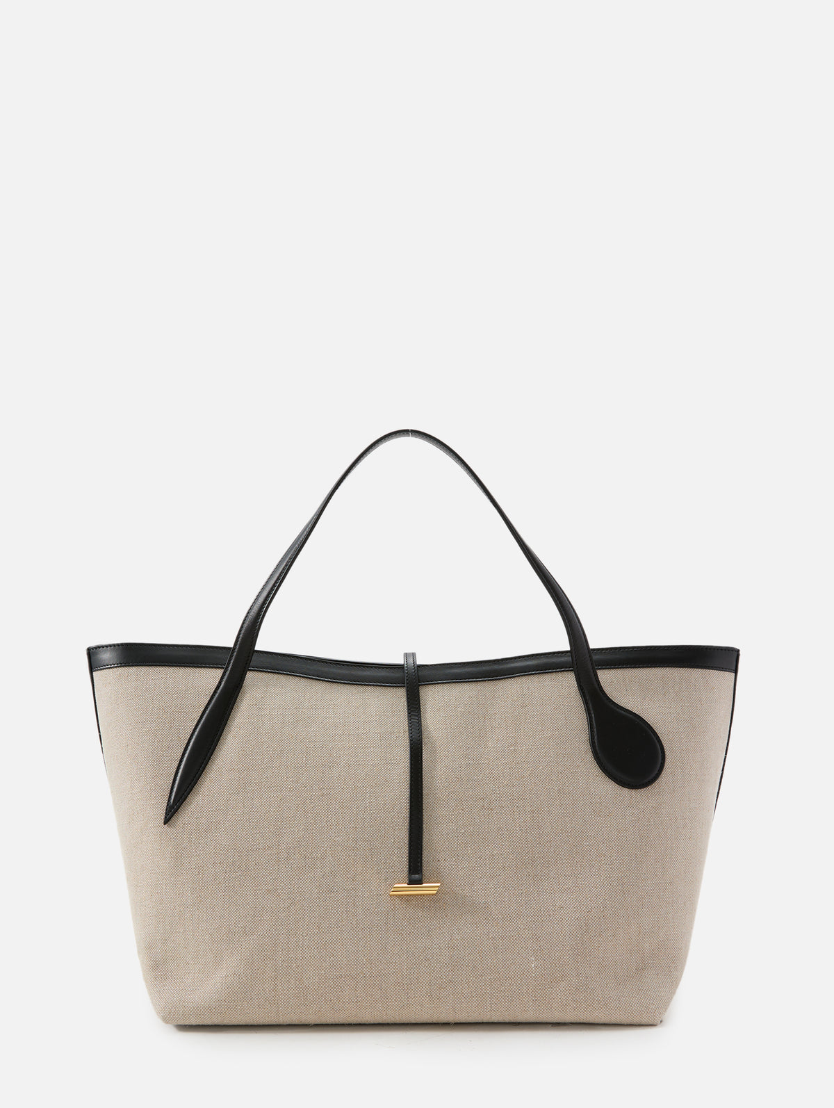 Zip Penne Tote,LIFFNER,NATURAL/BLACK/GOLD,Image 1