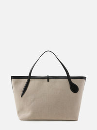 Zip Penne Tote,LIFFNER,NATURAL/BLACK/GOLD,Image 3