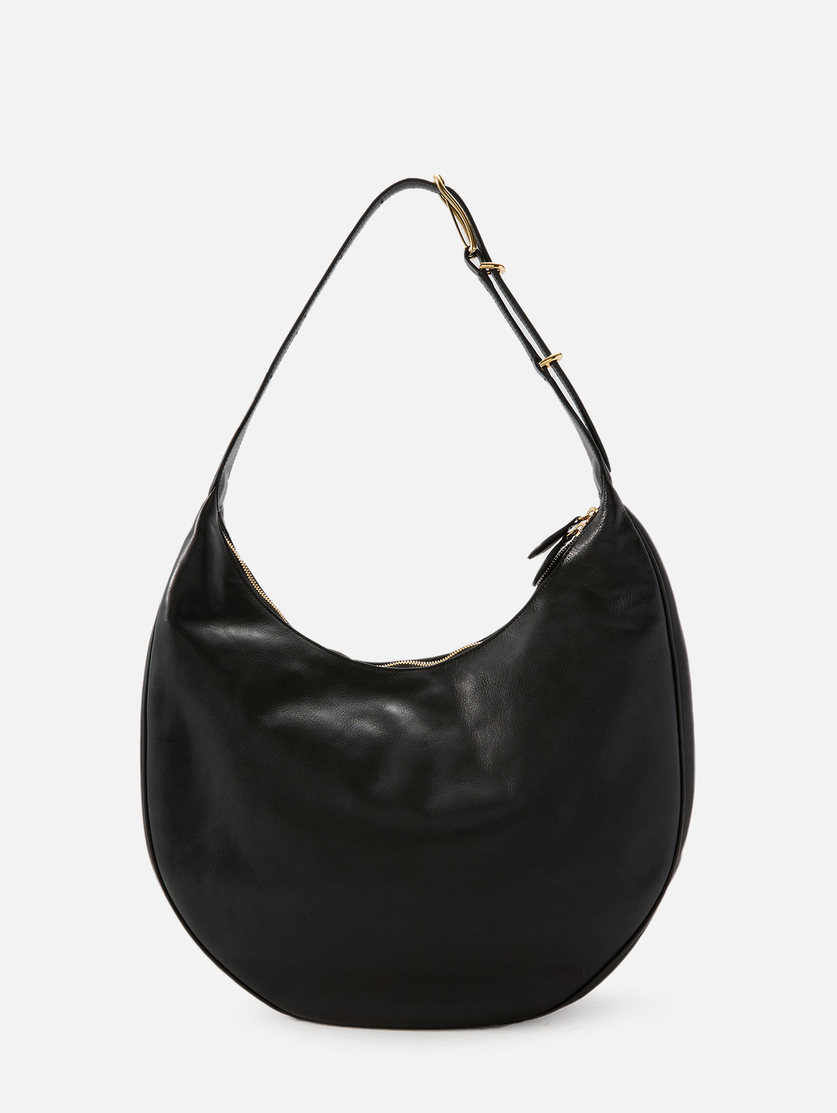 Moon Hobo Bag,LIFFNER,BLACK/GOLD,Image 3