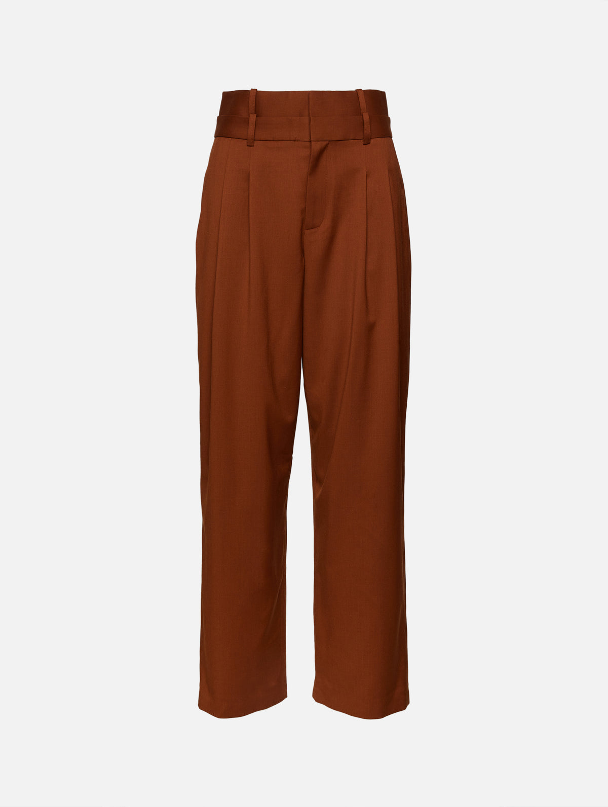 Tailored Double Trouser,MONSE,BROWN,Image 1