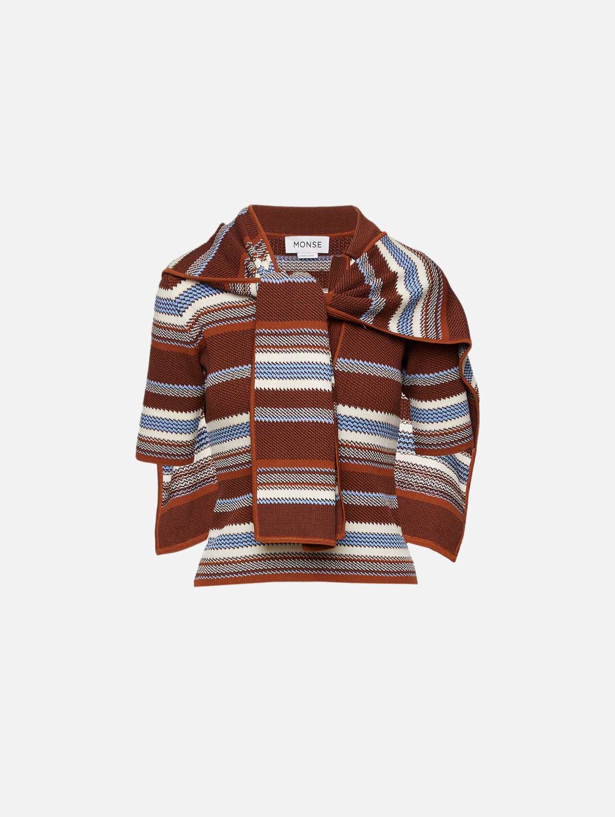 Striped Scarf Top MONSE elysewalker - Main Image