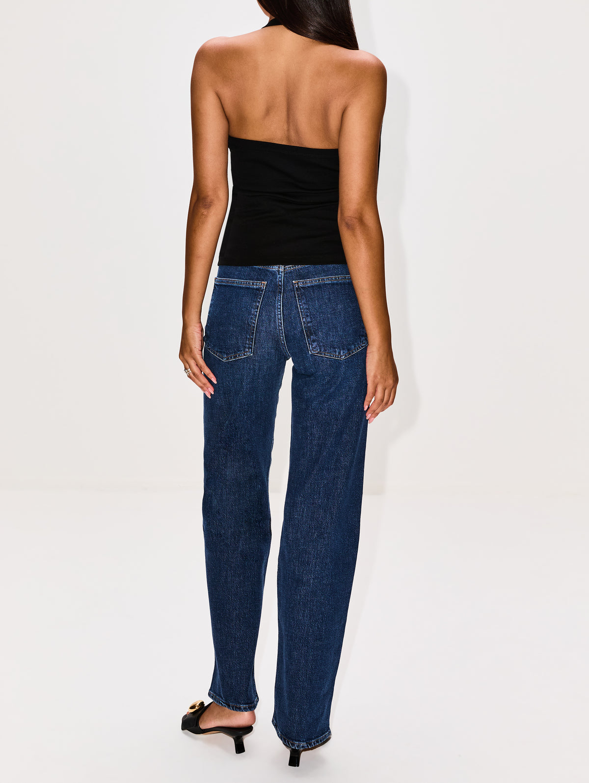 Angie Tank,FLORE FLORE,BLACK,Image 3