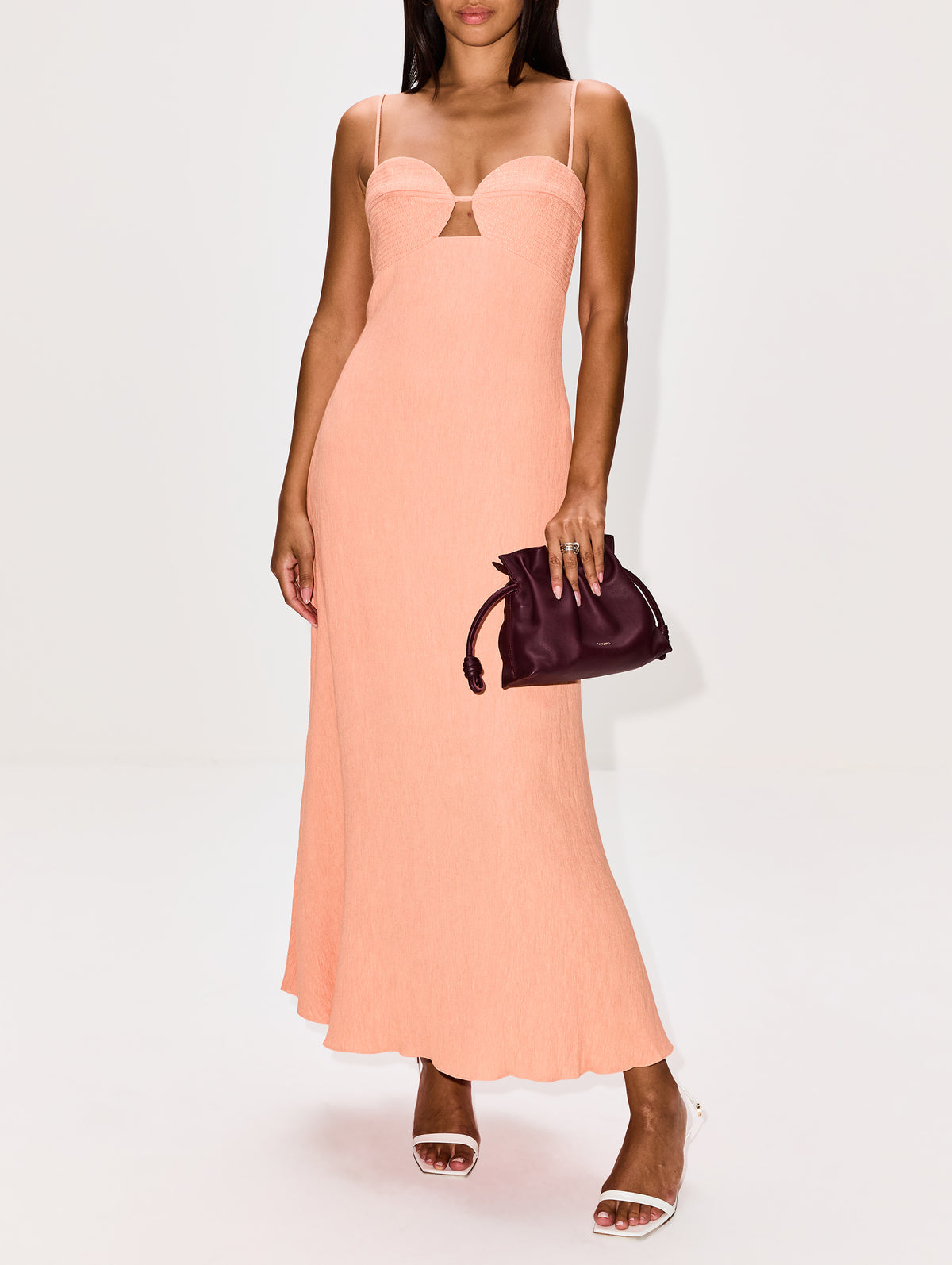 Dream Spinner Ankle Dress,JOHANNA ORTIZ,PEACH,Image 2