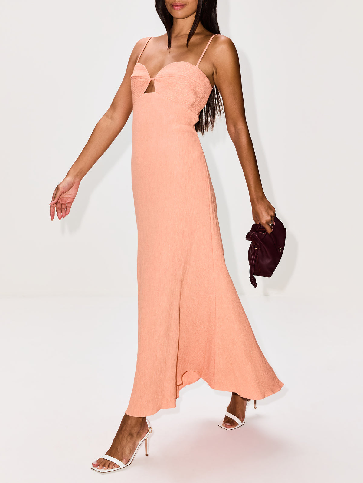 Dream Spinner Ankle Dress,JOHANNA ORTIZ,PEACH,Image 3