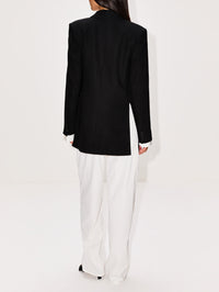 Tailored Jacket,LOEWE,BLACK,Image 3