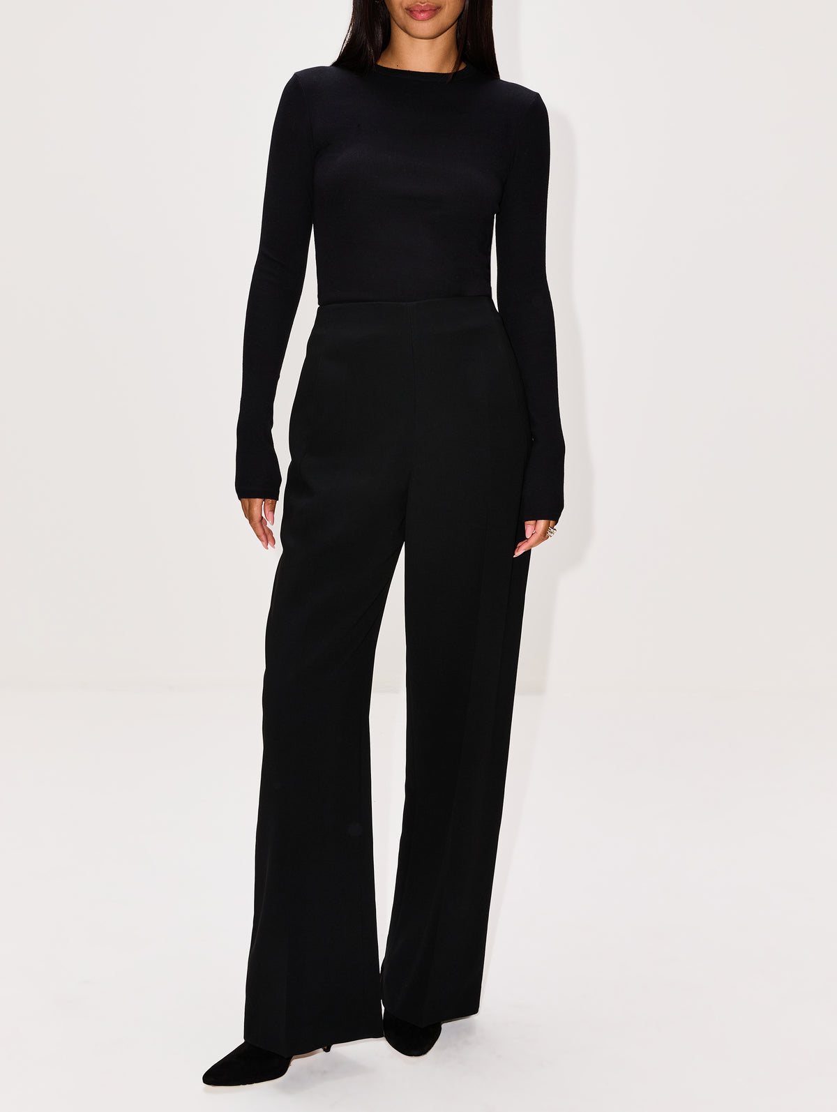 Fara Straight Leg Trouser,FFORME,BLACK,Image 2