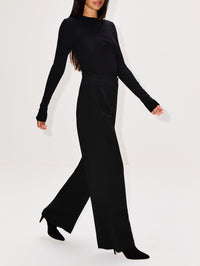 Fara Straight Leg Trouser,FFORME,BLACK,Image 3