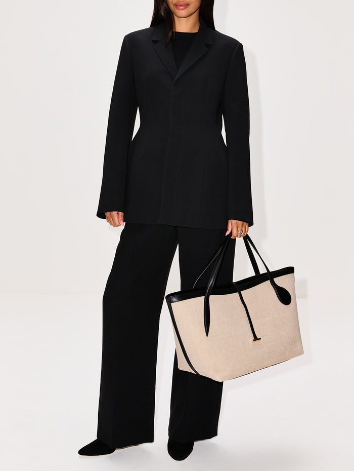 Dakota Moulded Blazer,FFORME,BLACK,Image 1