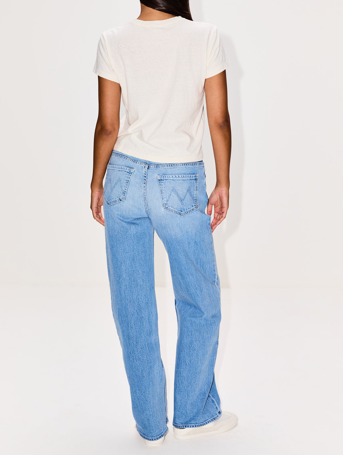 Classic Tee,RE/DONE,VINTAGE WHITE,Image 3