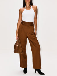 Tailored Double Trouser,MONSE,BROWN,Image 2