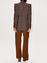 Check Blazer,CHLOÉ,BROWN/BEIGE,Image 3