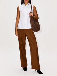 Rosie Sleeveless Shirt,FLORE FLORE,WHITE,Image 2