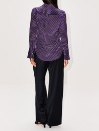 Printed Shirt,ODEEH,DARK LILAC,Image 3