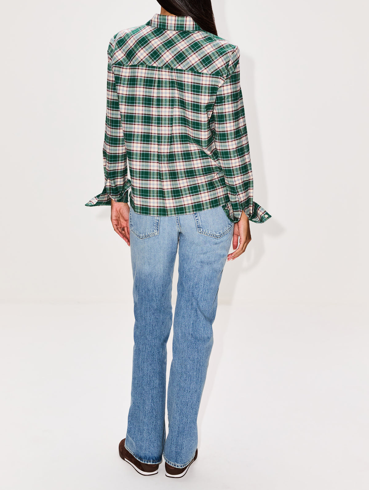 New Carter Shirt,TWP,GREEN MULTI,Image 3