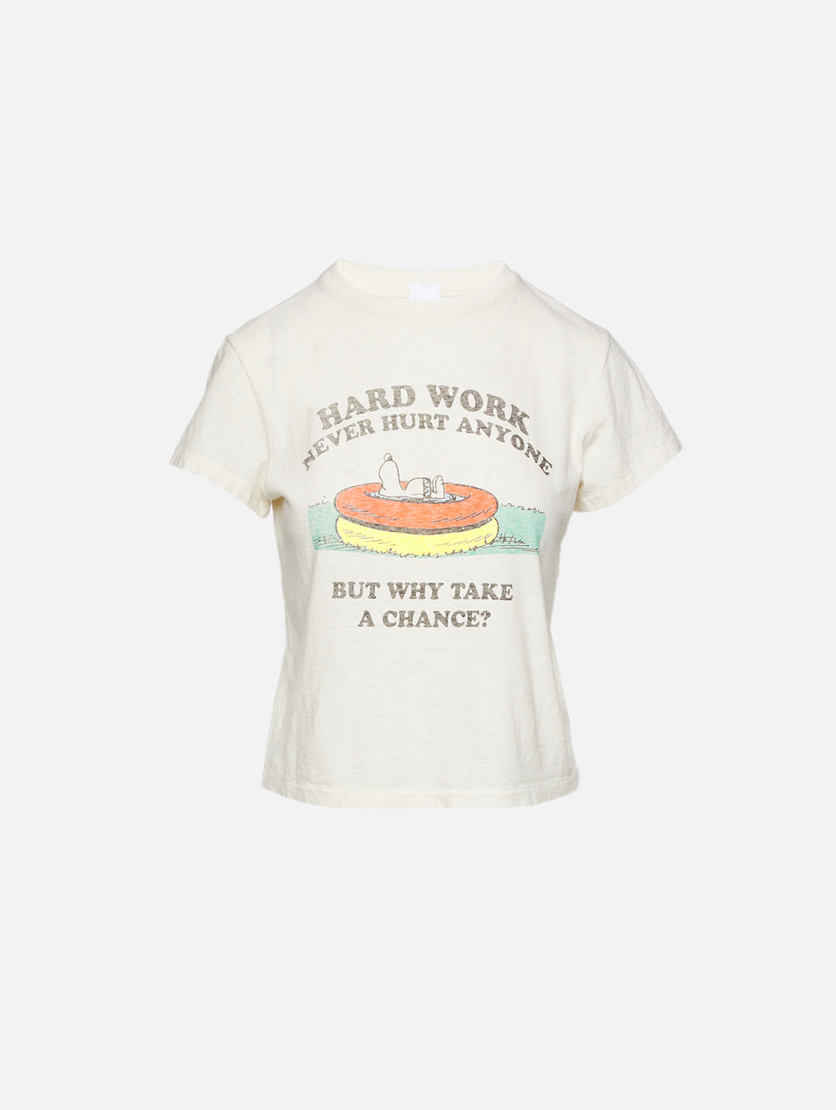 Classic Tee,RE/DONE,VINTAGE WHITE,Image 1