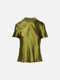 Bias Combo T-Shirt,ROSETTA GETTY,OLIVE,Image 1