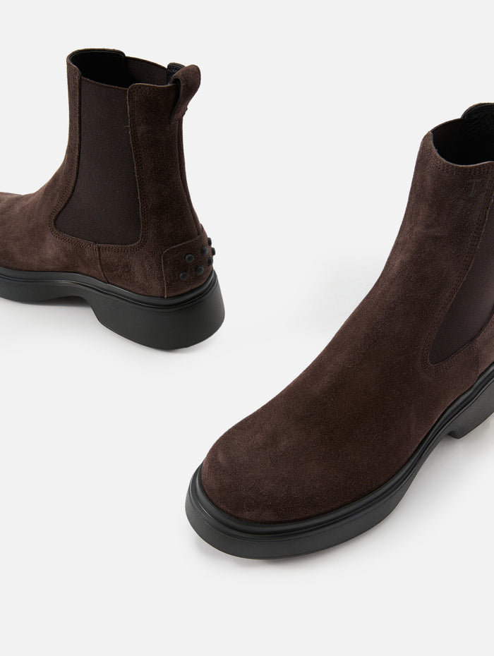 Chunky Elastic Bootie,TOD'S,PALISSANDRO,Image 1