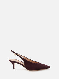 Slingback Pump 55mm,GIANVITO ROSSI,BROWN,Image 1