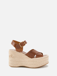 Isla Wedge,CHLOÉ,GINGER BROWN,Image 1