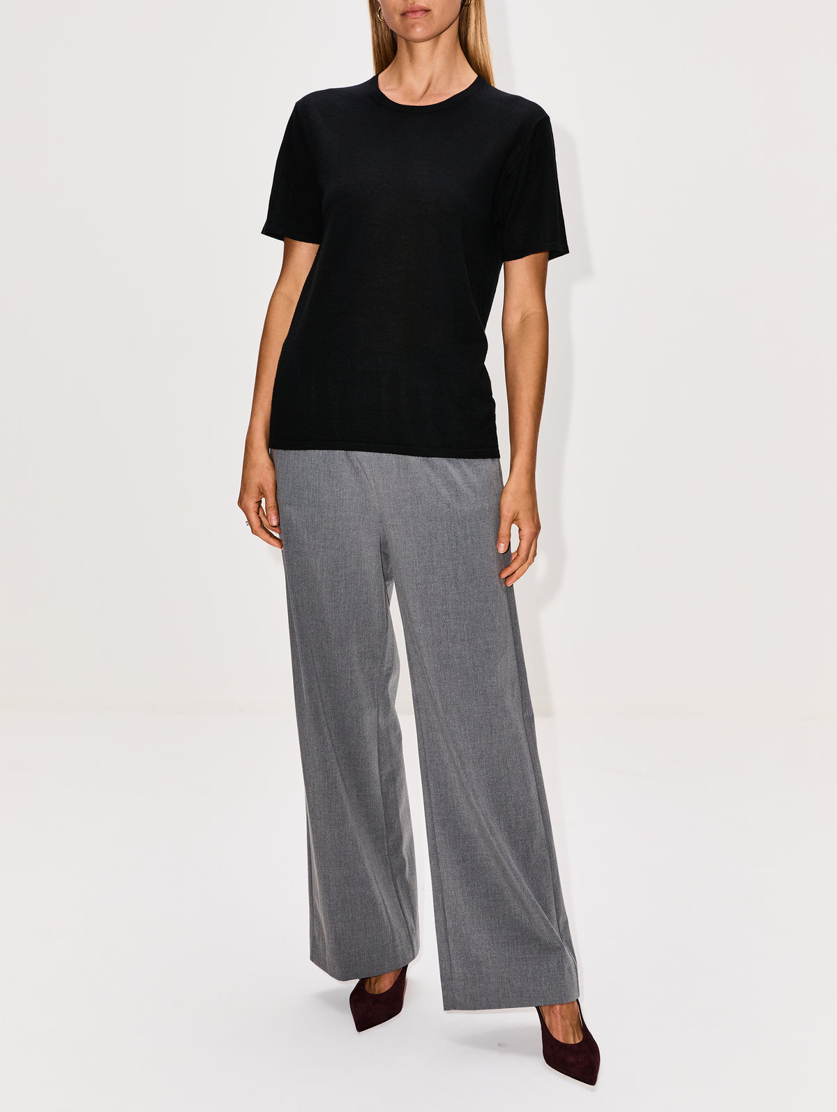 Boyfriend T Shirt,ÉTERNE,BLACK,Image 2