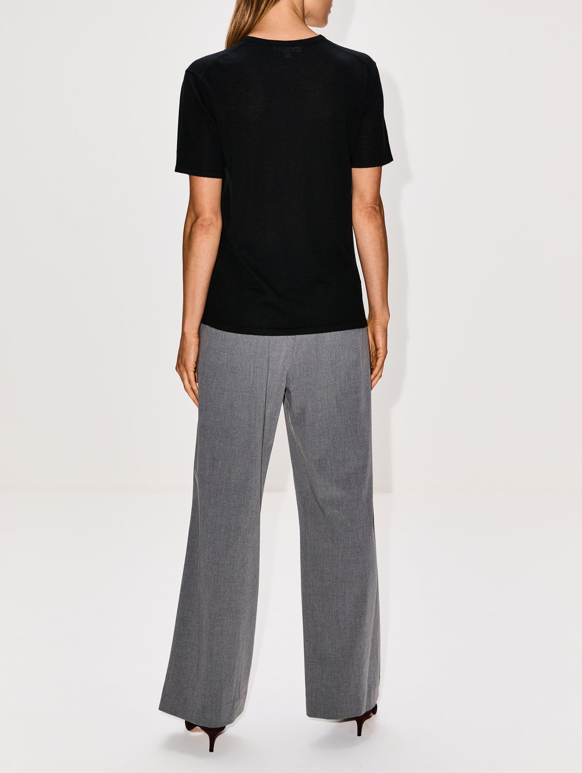 Boyfriend T Shirt,ÉTERNE,BLACK,Image 3