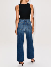 Sleeveless Crewneck Top,ÉTERNE,BLACK,Image 3