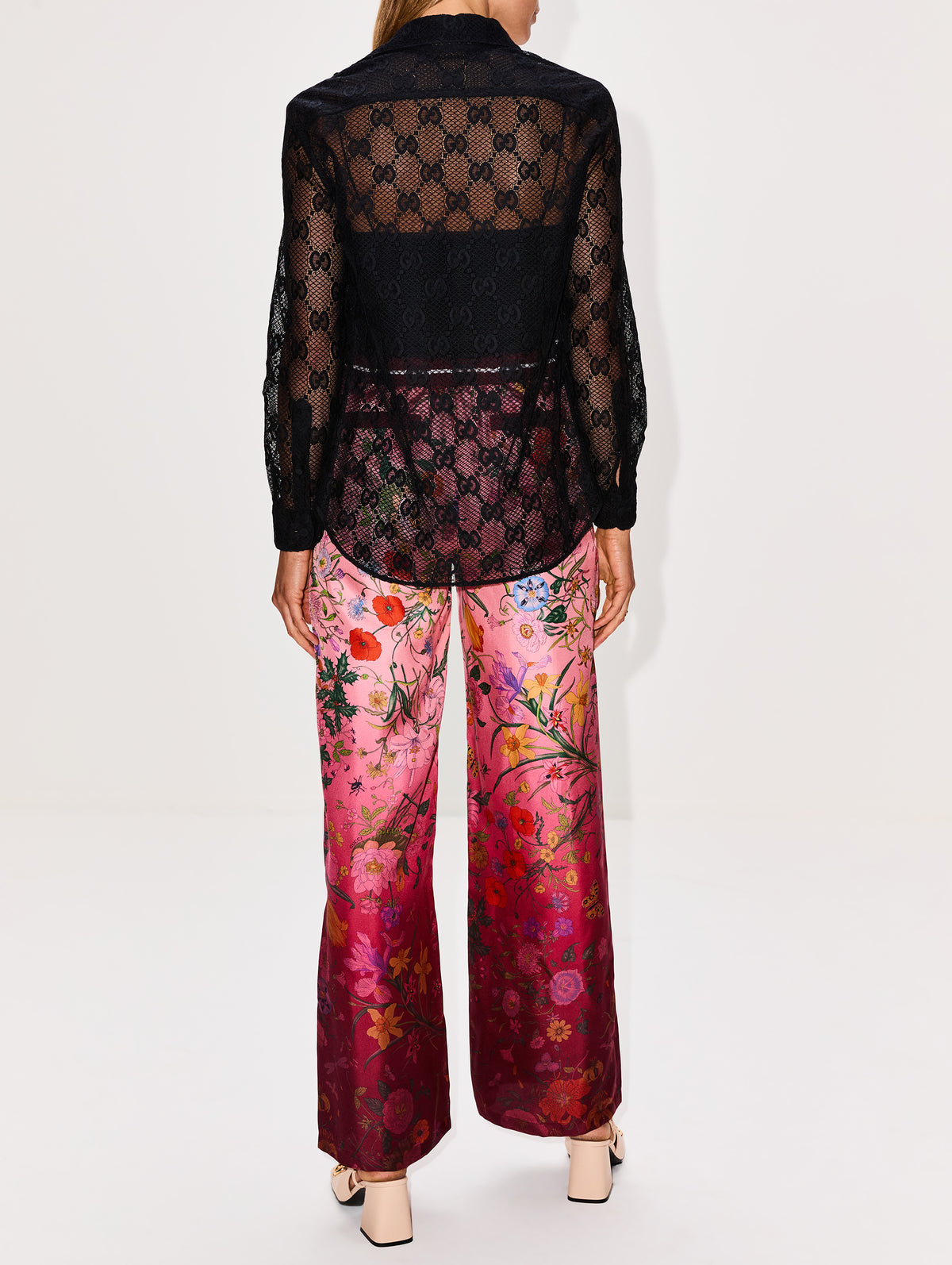 Flora Degrade Pant,GUCCI,MULTICOLOR,Image 3