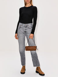 Chunky Elastic Bootie,TOD'S,SIGARO CHIARO,Image 3