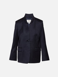 Collarless Dinner Jacket,TWP,MIDNIGHT,Image 1