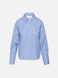 Fitted Classic Shirt,CO,BLUE MULTI,Image 1