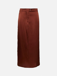 Posey Maxi Trouser Skirt,SABLYN,MAHOGANY,Image 1