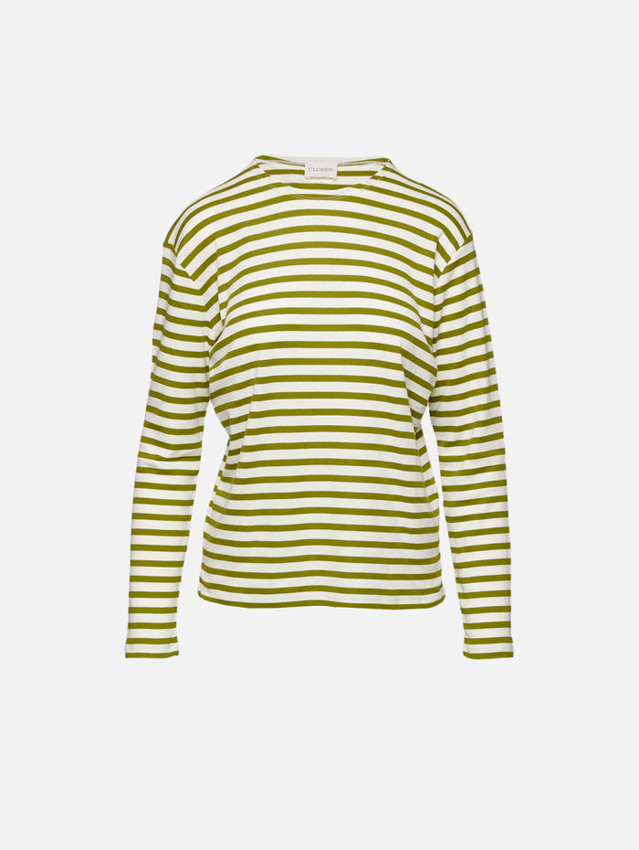 Basic Longsleeve Top,CLOSED,PISTACHIO GREEN,Image 1