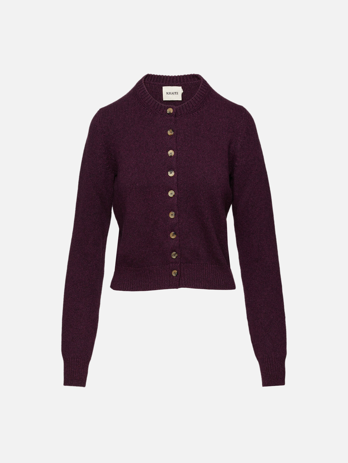 Everheart Cardigan,KHAITE,PLUM,Image 1