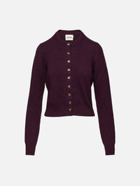 Everheart Cardigan,KHAITE,PLUM,Image 1