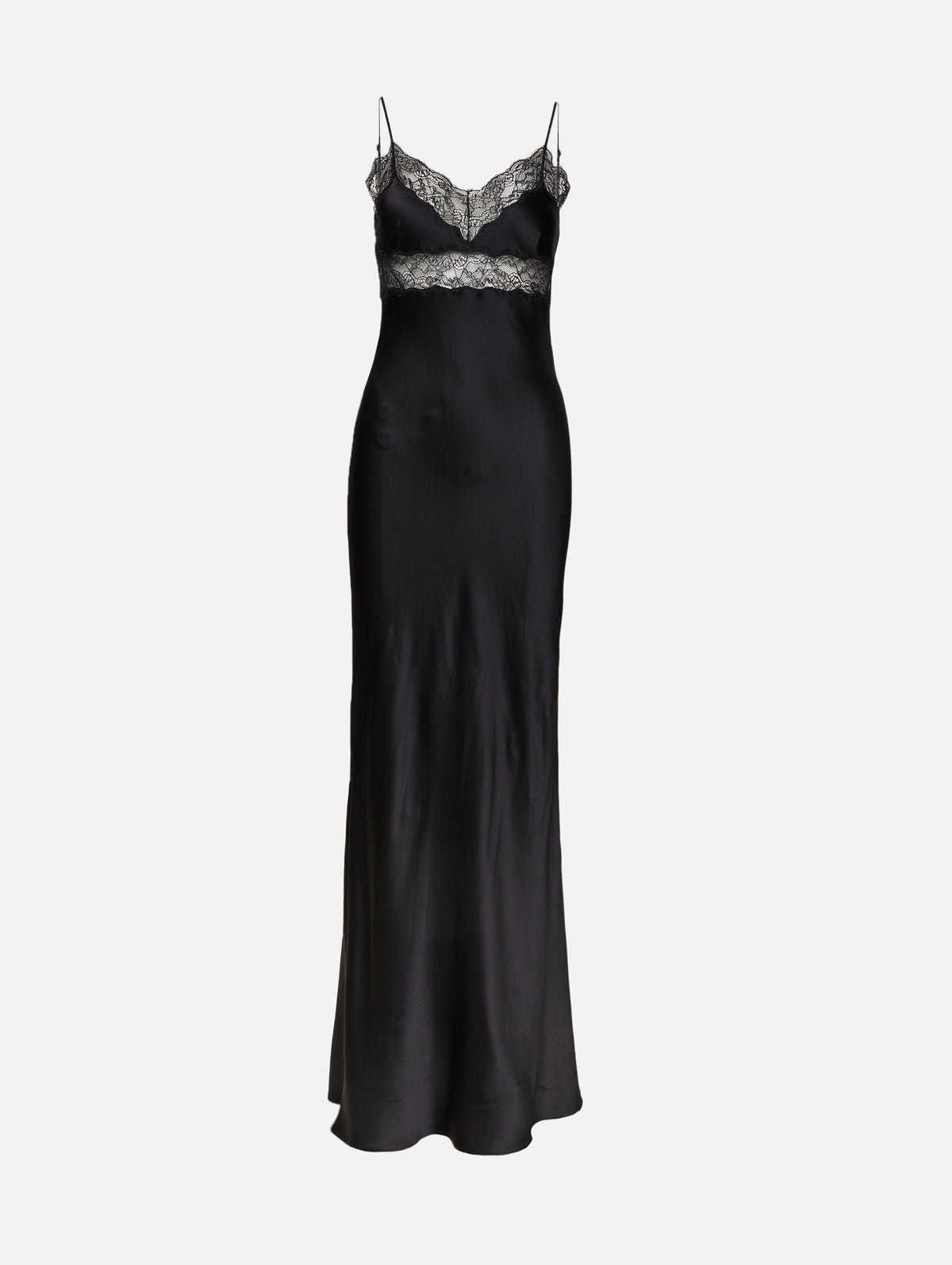 Nili Lotan Women's Adelie Gown Black, 6 - 100% Silk Nili Lotan Women's Adelie Gown Black, 6 - 100% Silk