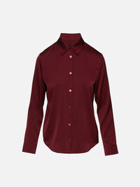 Summer Silk Blouse,ELYSEWALKER LABEL,BURGUNDY,Image 1