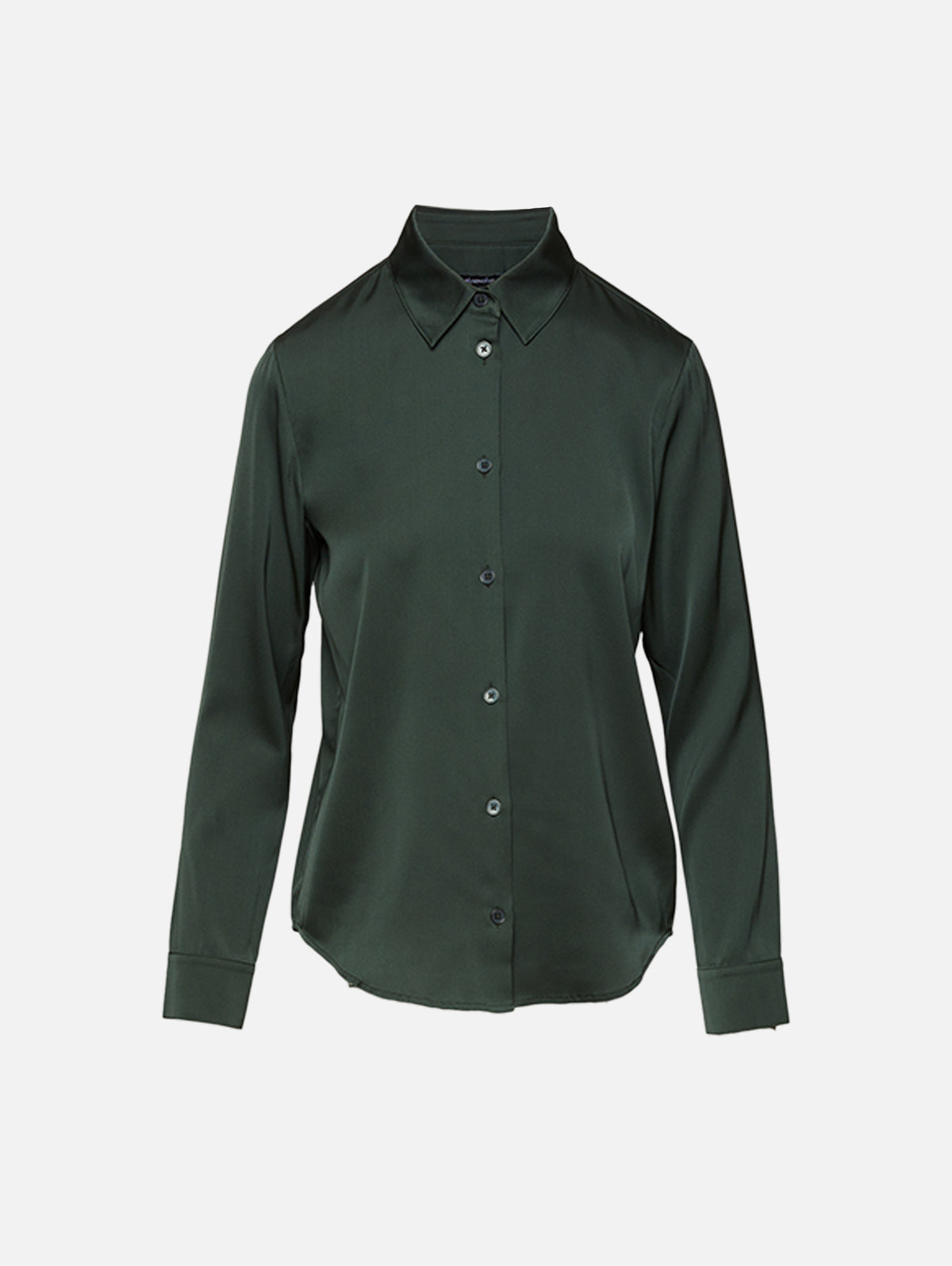 Summer Silk Blouse,ELYSEWALKER LABEL,FOREST GREEN,Image 1