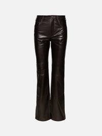 Joan Leather Pant,NILI LOTAN,ESPRESSO,Image 1