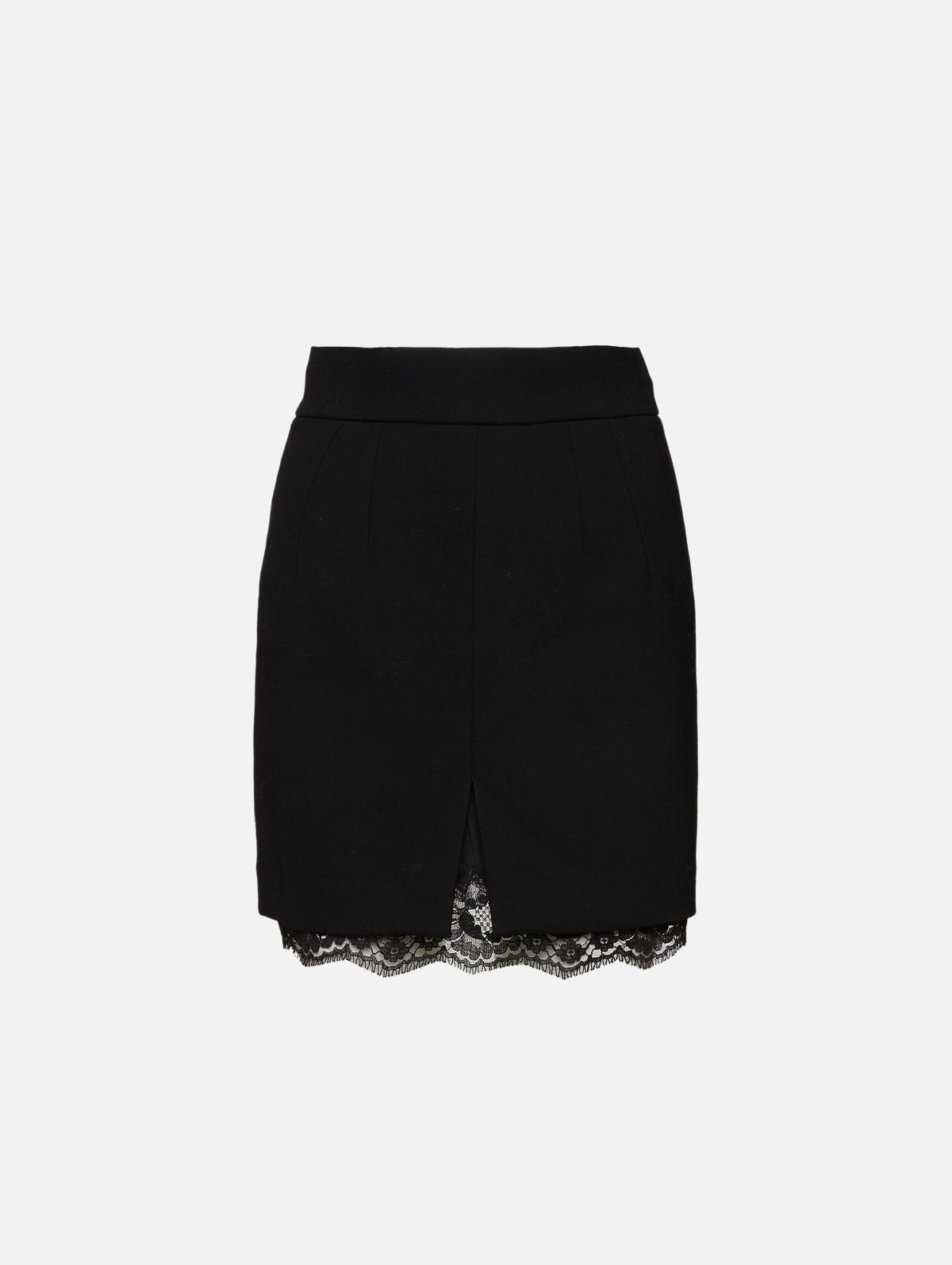 Lace Skirt,DOLCE & GABBANA,BLACK,Image 1
