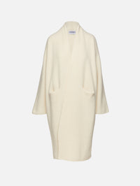Slim Cocoon Coat,LAINEY KEOGH,IVORY,Image 1