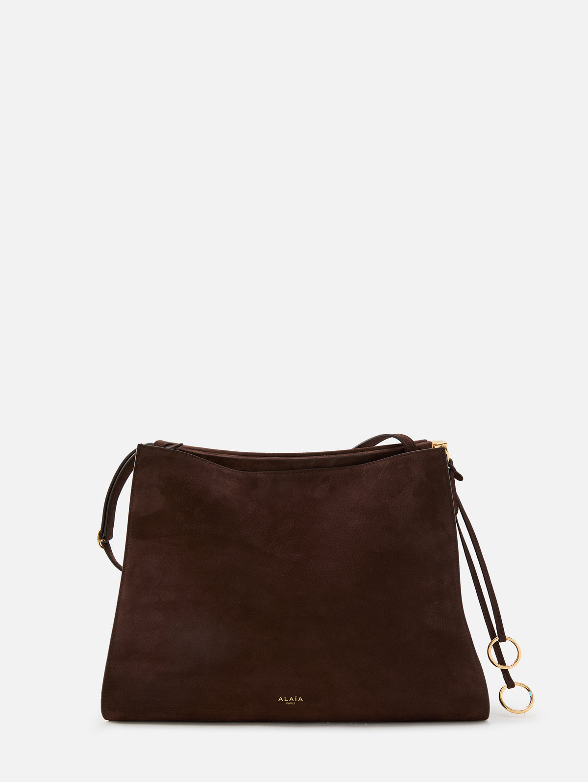 Le Click Square Bag,ALAIA,DARK BROWN,Image 1