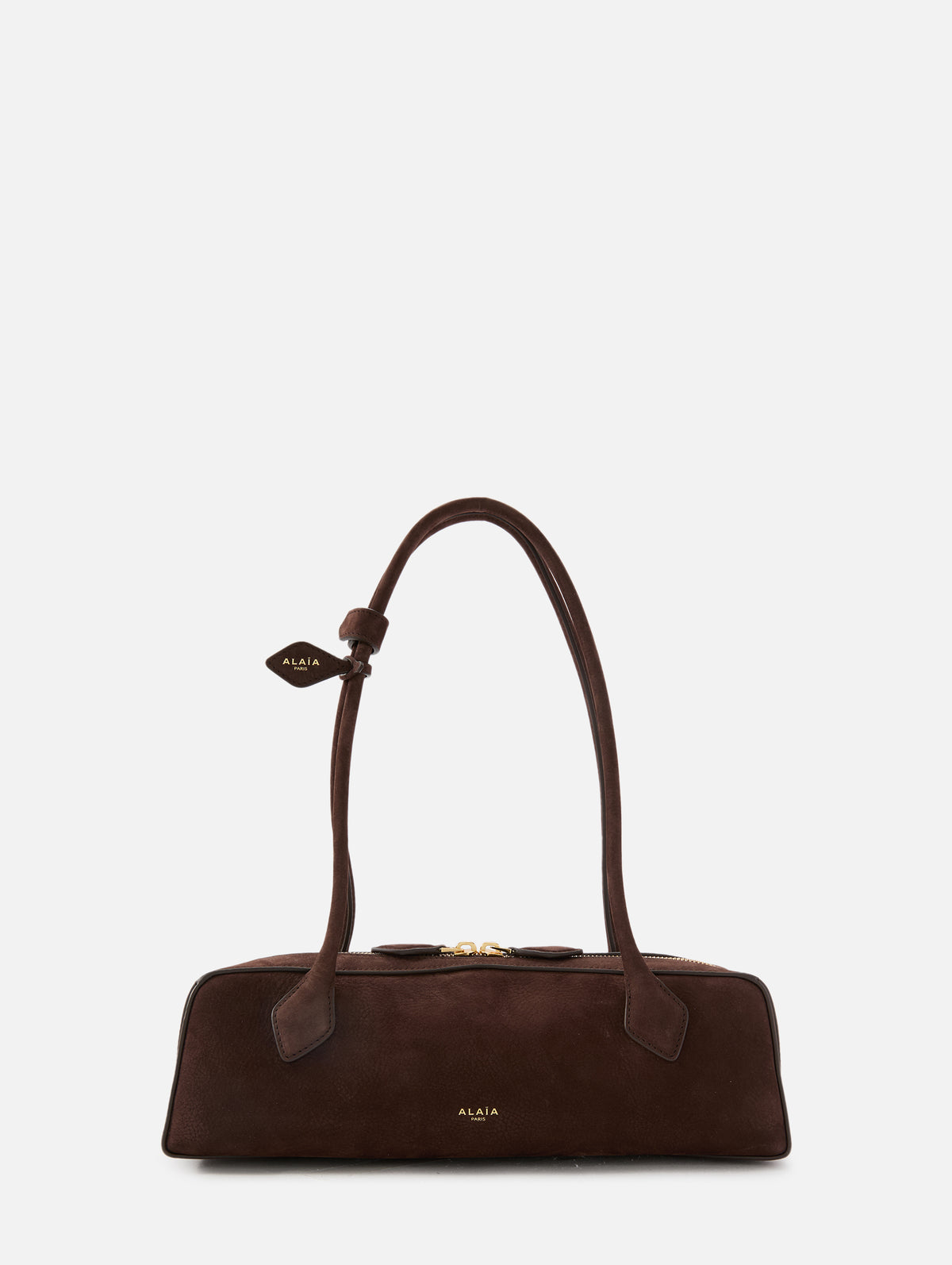 Le Teckel Bag,ALAIA,DARK BROWN,Image 1